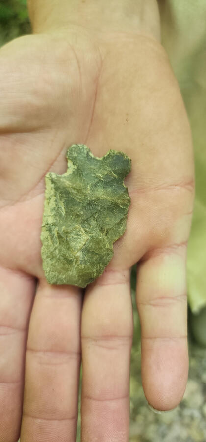 Tales from the past are within reach for those who can read the landscape. This arrowhead is one of many we've found on Ohio properties.